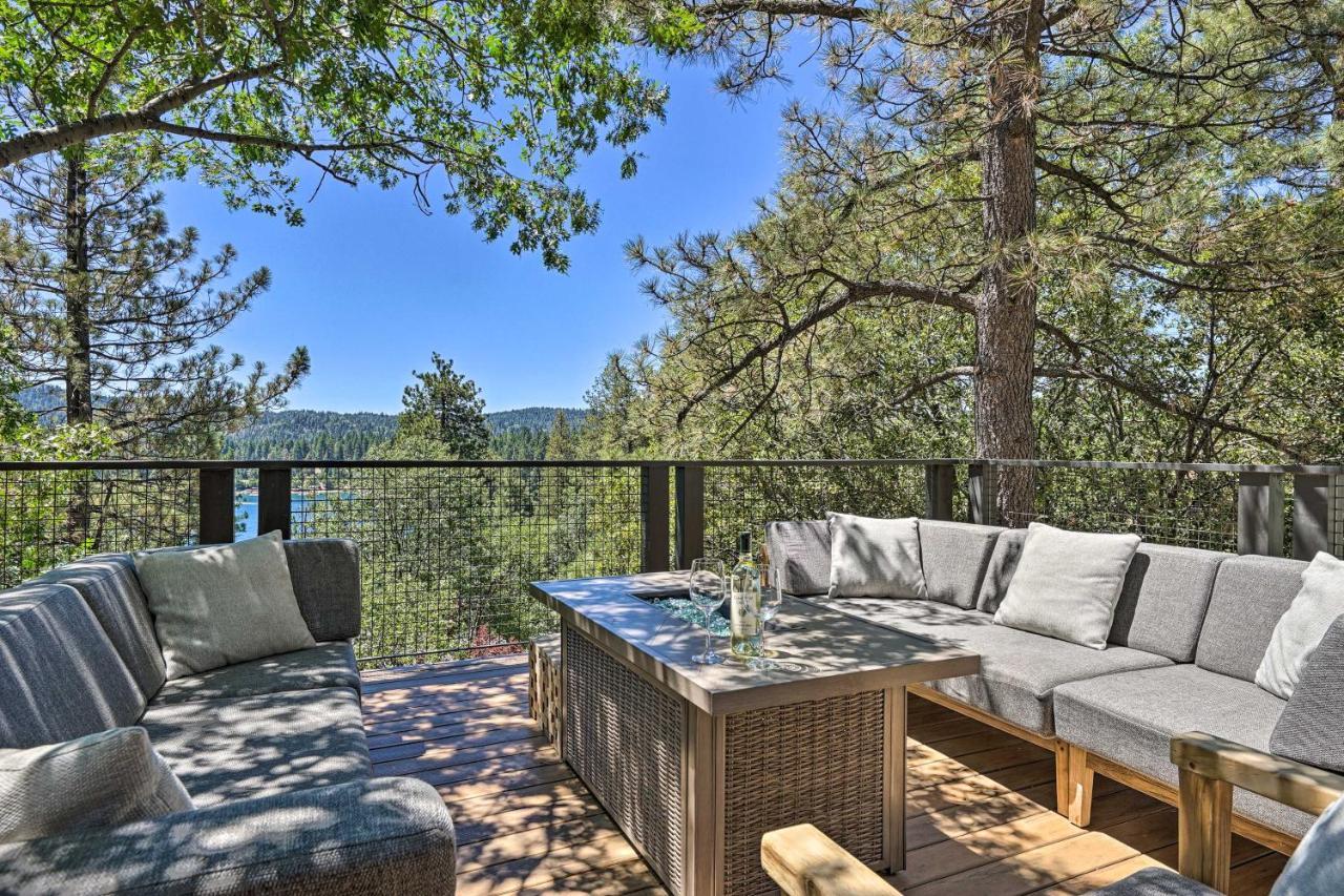 Airy Alpine Getaway With Lake Arrowhead Views! Villa Exterior photo