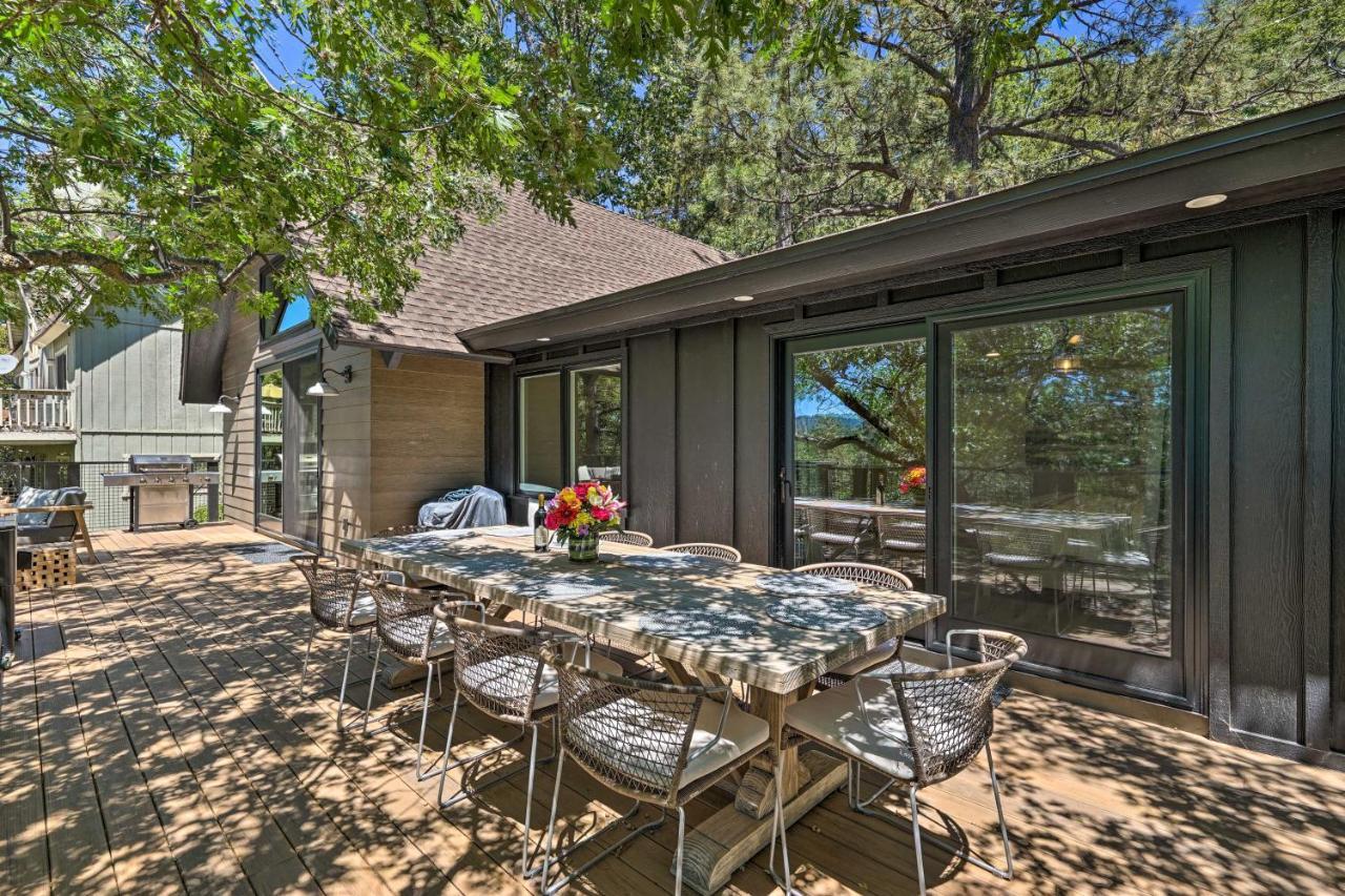 Airy Alpine Getaway With Lake Arrowhead Views! Villa Exterior photo