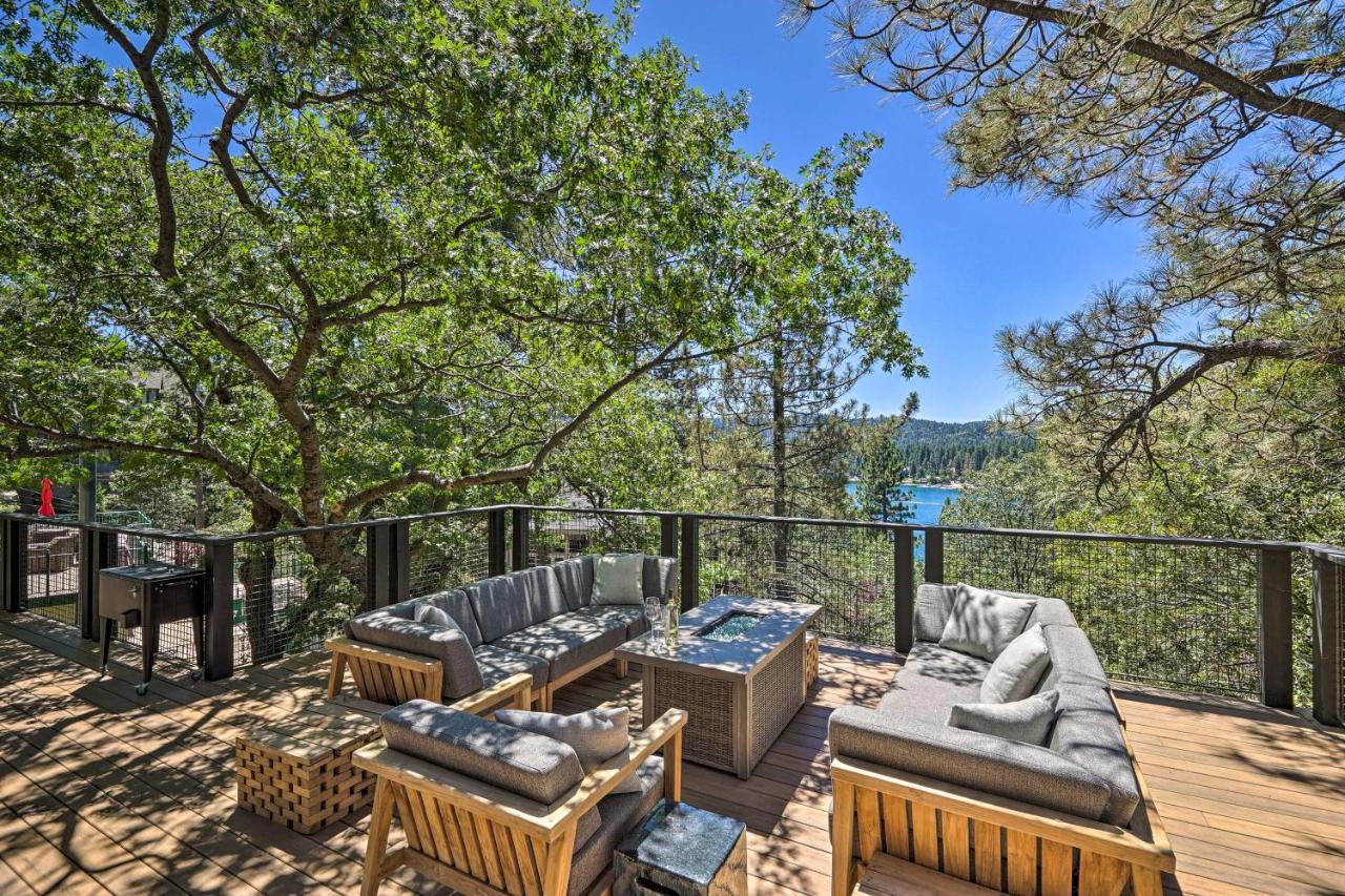 Airy Alpine Getaway With Lake Arrowhead Views! Villa Exterior photo